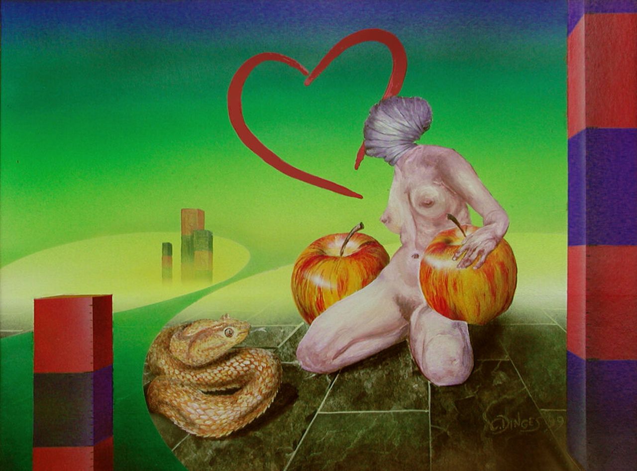 Werk aus "Evas Erwachen" von Caren Dinges